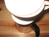 水出しコーヒーの灰汁